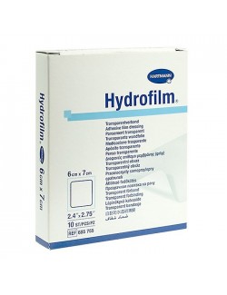 HYDROFILM PANSEMENT ADHESIF+FILM PE STERILE 6X7CM (X 100)