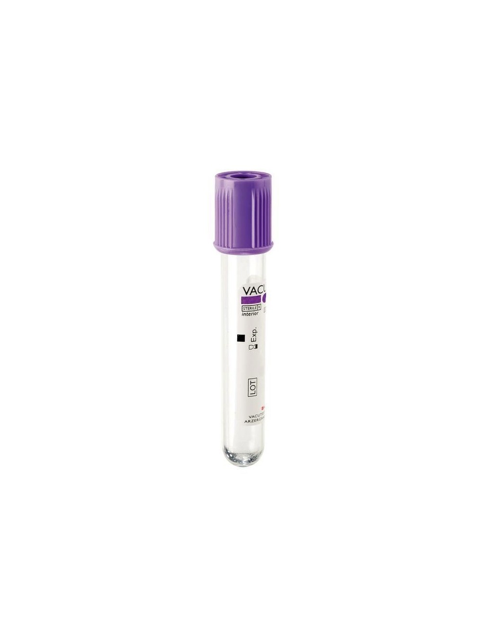 TUBE PRELEVEMENT VACUTEST 5ML/4ML EDTA K3  (X 100)