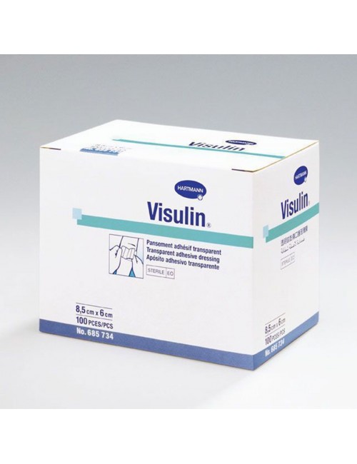 DISCOUNTINUED PANSEMENT ADHESIF STERILE VISULIN 14  X 10 CM (X 100)
