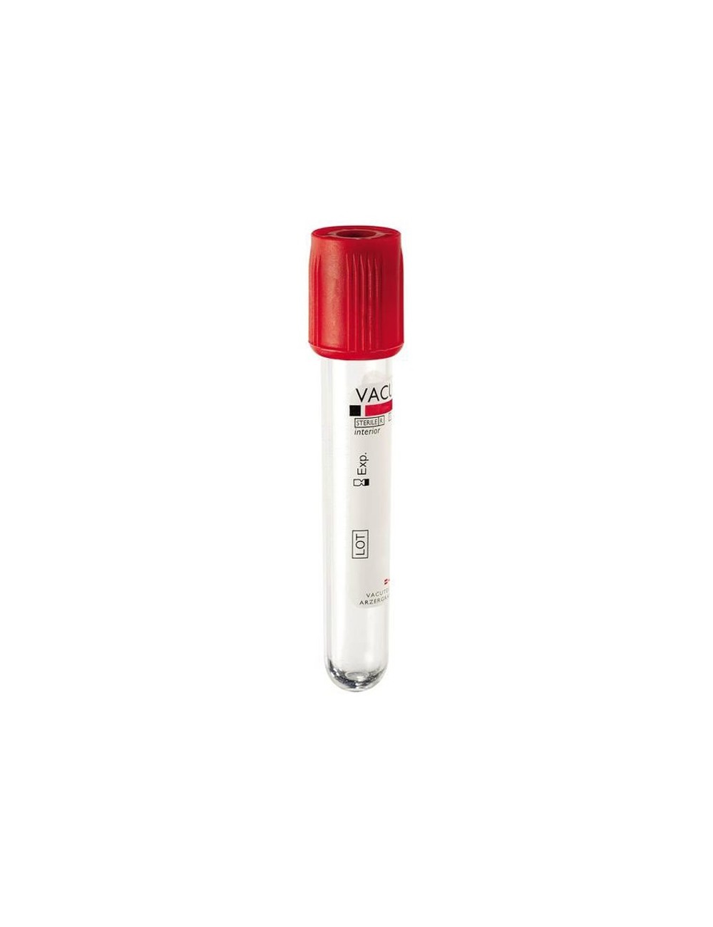 TUBE PRELEVEMENT VACUTEST 4ML/5ML SEC SERUM STERILE IRRADIATION (X 100)