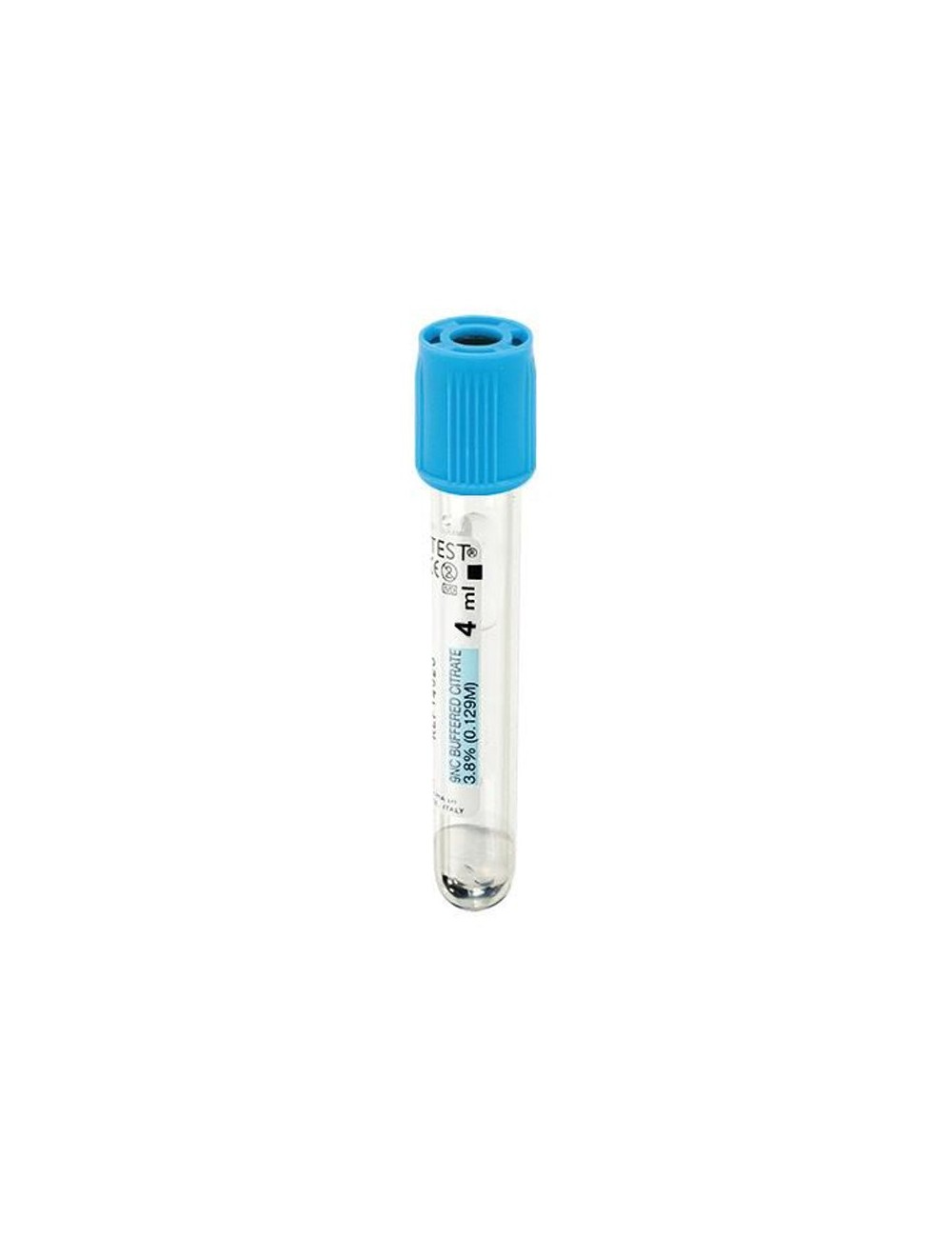 TUBE SS VIDE VACUTEST PET 3.6ML/5ML CITRATE COAG.3.8% STER (X 100)