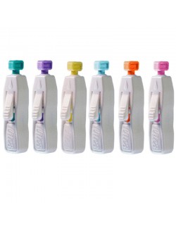 LANCETTE P/PRISE DE SANG "ASSISTENT" 21G ROSE 2,4MM (X 100)