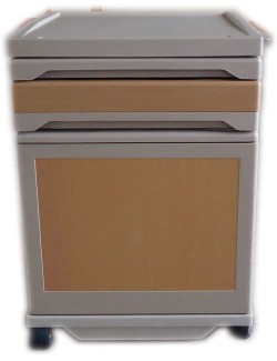 TABLE DE CHEVET AVEC COFFRE ET TIROIR