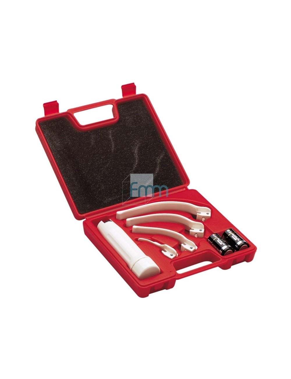 COFFRET LARYNGOSCOPE  4 LAMES U.U