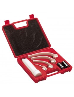 COFFRET LARYNGOSCOPE  4 LAMES U.U