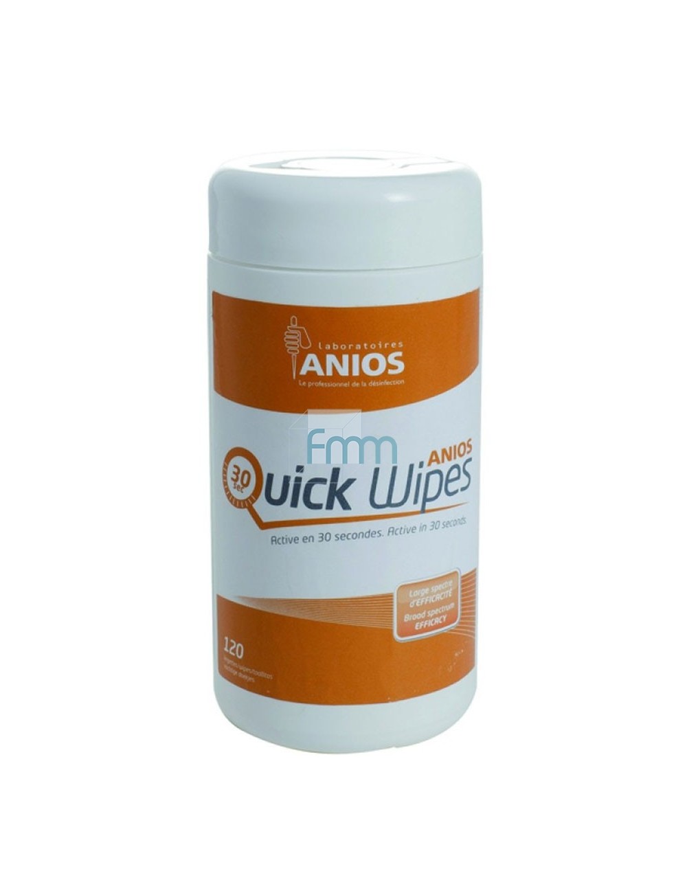ANIOS QUICK WIPES LINGETTES DESINFECTANTES (12 BOITES DE 120 LINGETTES)*