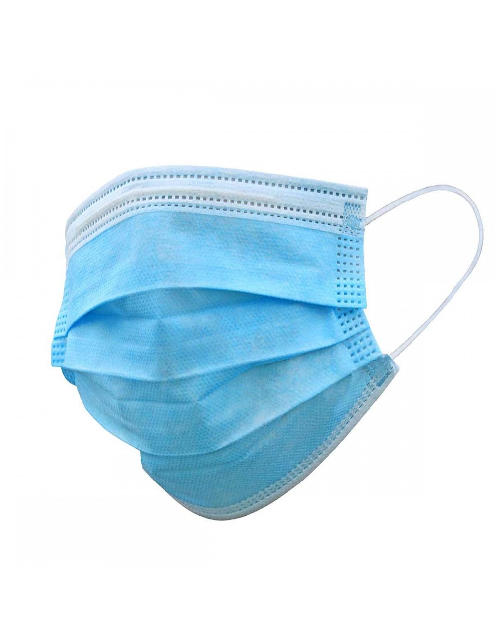 MASQUE CHIRURGICAL A ELASTIQUE 3 PLIS (B/50)