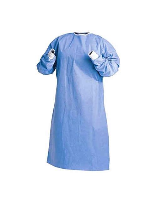 BLOUSE CHIRURGICALE STERILE POIGNETS RESEREES (X100)