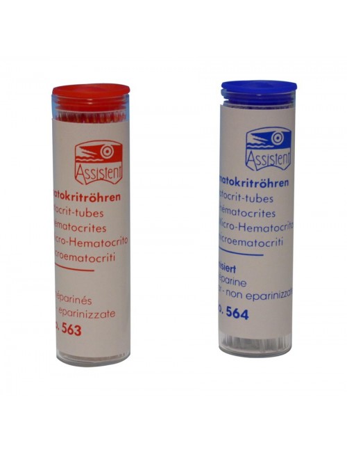 TUBES CAPILLAIRES MICROHEMATOCRITE NON HEPARINES BLEU (LES 100)