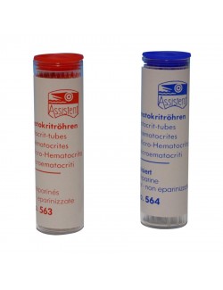 TUBES CAPILLAIRES MICROHEMATOCRITE NON HEPARINES BLEU (LES 100)