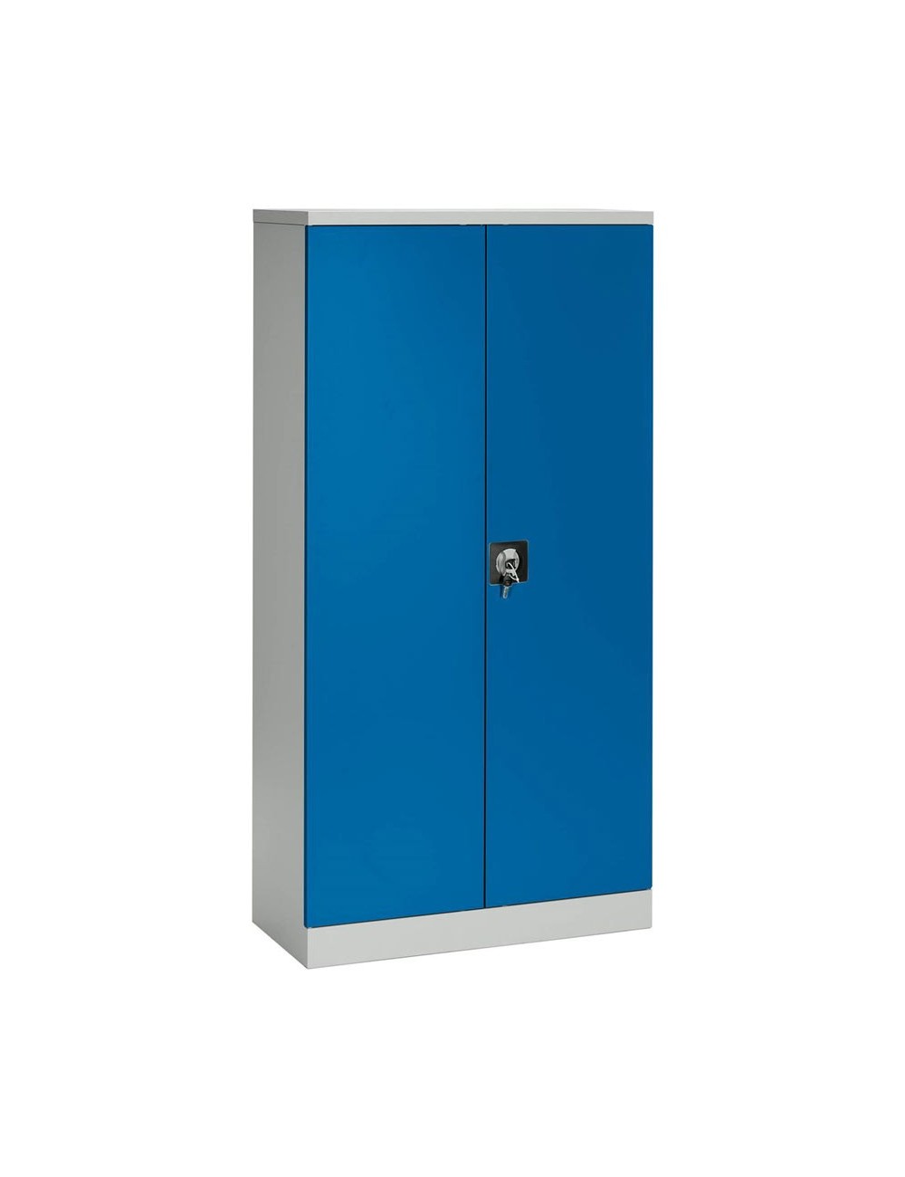 ARMOIRE METALLIQUE UNION 2 PORTES BATTANTES BLEUES