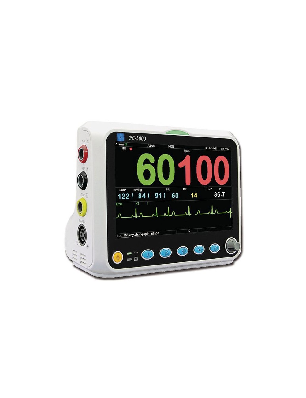 MONITEUR MULTIPARAMETRE PC-3000 ECG, SPO2, NIBP, RESP, TEMP AND PR
