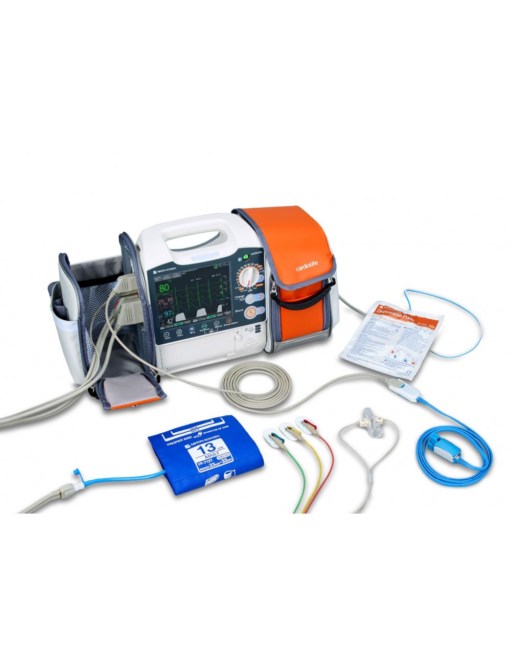 DEFIBRILLATEUR EMS1052 + TEMP SPO2 CO2 PNI 18ECG