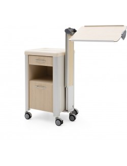 TABLE DE CHEVET AVEC TABLE A MANGER