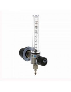 DEBITMETRE AIR 2 CRANS, A BILLE 12X125M + EMBOUT DIRECT 15 L/MIN.+ TET