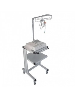 CHARIOT POUR ECG + BRAS ARTICULE PORTE CABLE