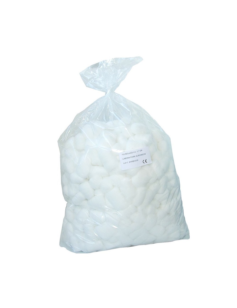 BOULE DE COTON/GAZ STERILE 0,6 G (SACHET DE 700)