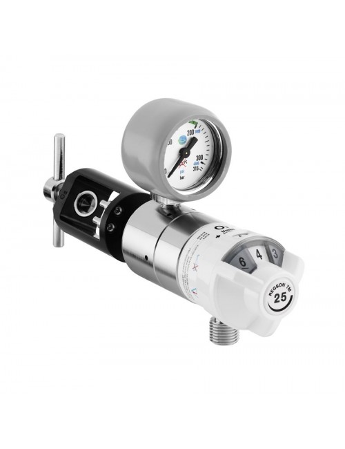 MANODETENDEUR AVEC DEBILITRE 0-15 L ET ETRIER 12 X 125