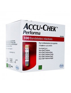 BANDELETTE ACCU-CHEK PERFORMA (FLACON DE 50 BANDELETTES)