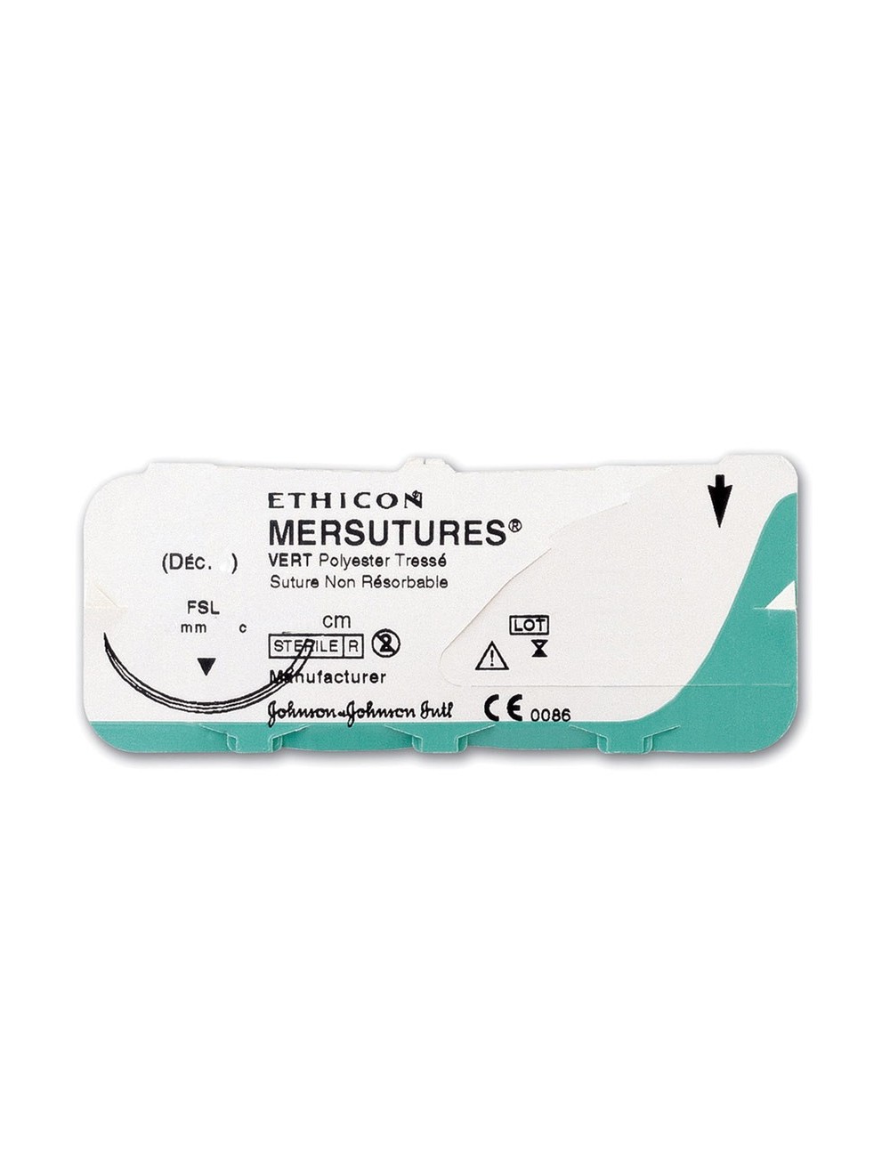 MERSUTURES DEC.2 (3/0) PR 3/8 17MM 75CM (X 36)