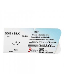 SOIE NOIRE DEC.1 (5/0) PT 3/8 16MM 75CM (X 36)