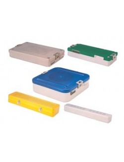 CONTAINER DE STERILISATION ALUMINIUM 315 X 142 X 45 MM MINI MODELE