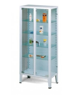 ARMOIRE MEDICAL VITREE MI HAUTEUR
