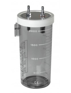 BOCAL ASPIRATION POLYSULFONE 2 L + COUVERCLE