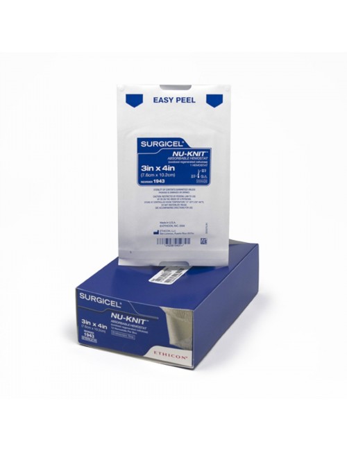 SURGICEL NU-KNIT 15,2 X 22,9 CM (BOITE DE 10)
