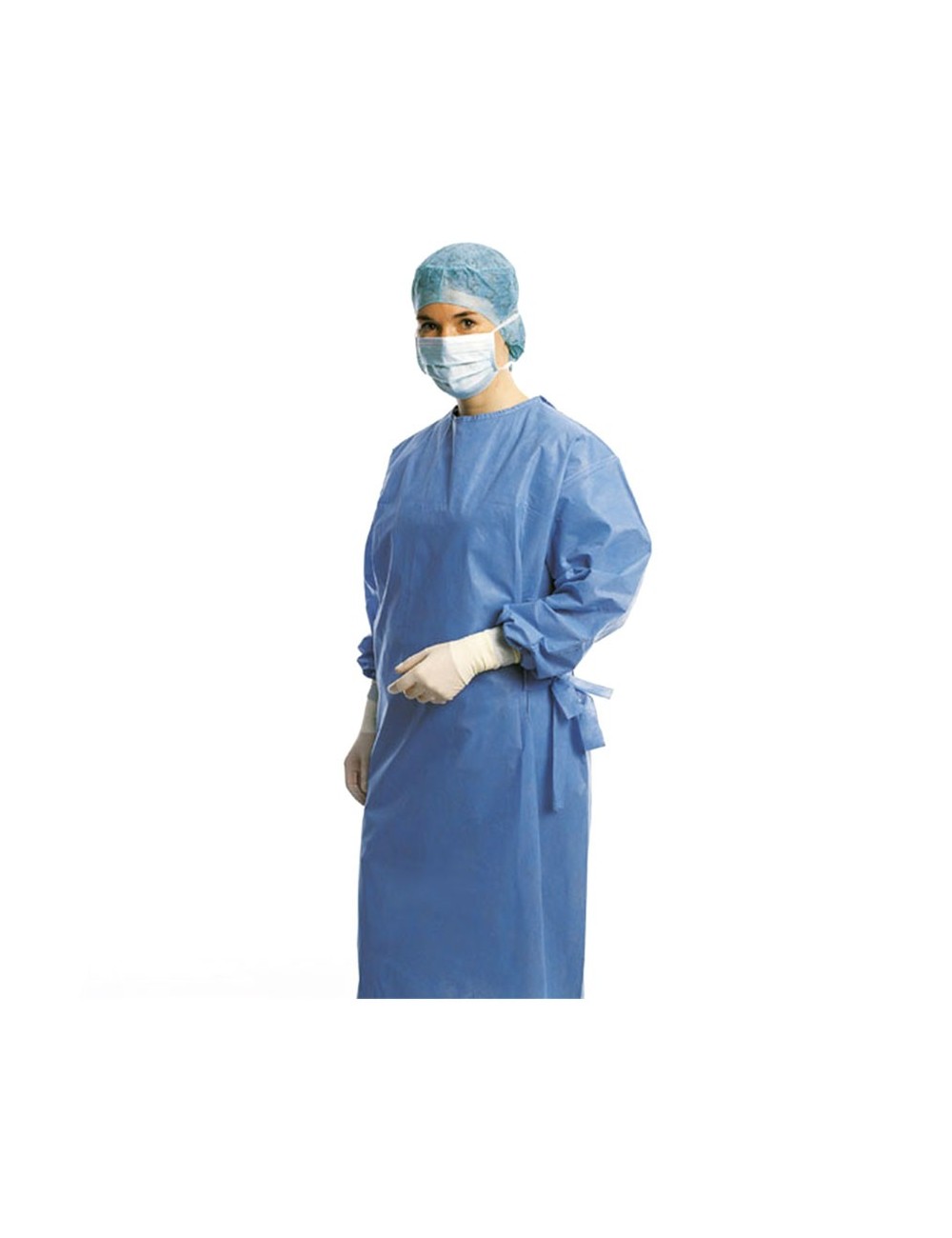 CASAQUE CHIRURGICALE NONTISSE STERILE RENFORCEE HAUT 140CM XL (X 14)