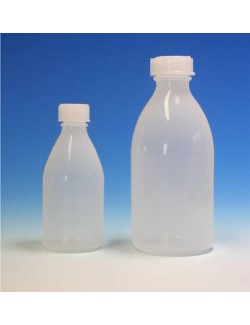 FLACON POLYETHYLENE NS 50ML A/BOUCHON A VIS