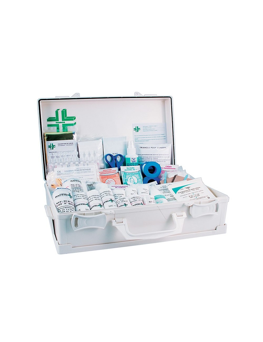 TROUSSE PLASTIQUE DE SECOURS 20 PERSONNES