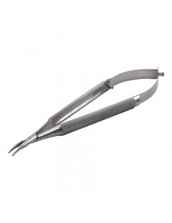 PORTE-AIGUILLE BARRAQUER COURBE 13 CM MORS UNIVERSELS