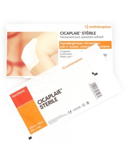 PANSEMENT CICAPLAIE STERILE 20CM X 10CM (BTE 5)