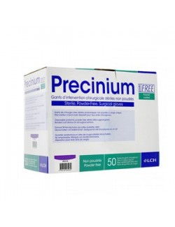 GANTS CHIR. PRECINIUM LATEX STERILE NON POUDRE T.7.5 (4X50 PAIRES)