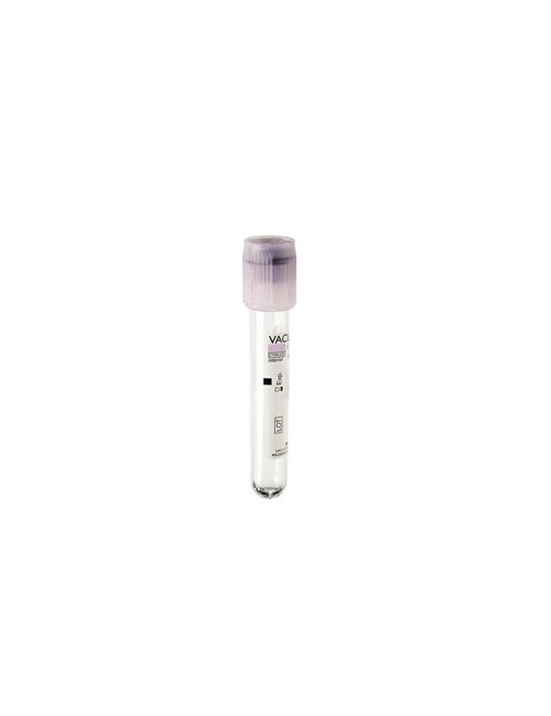 TUBE PRELEVEMENT VACUTEST 2ML/5ML EDTA K3 STERILE (X100)