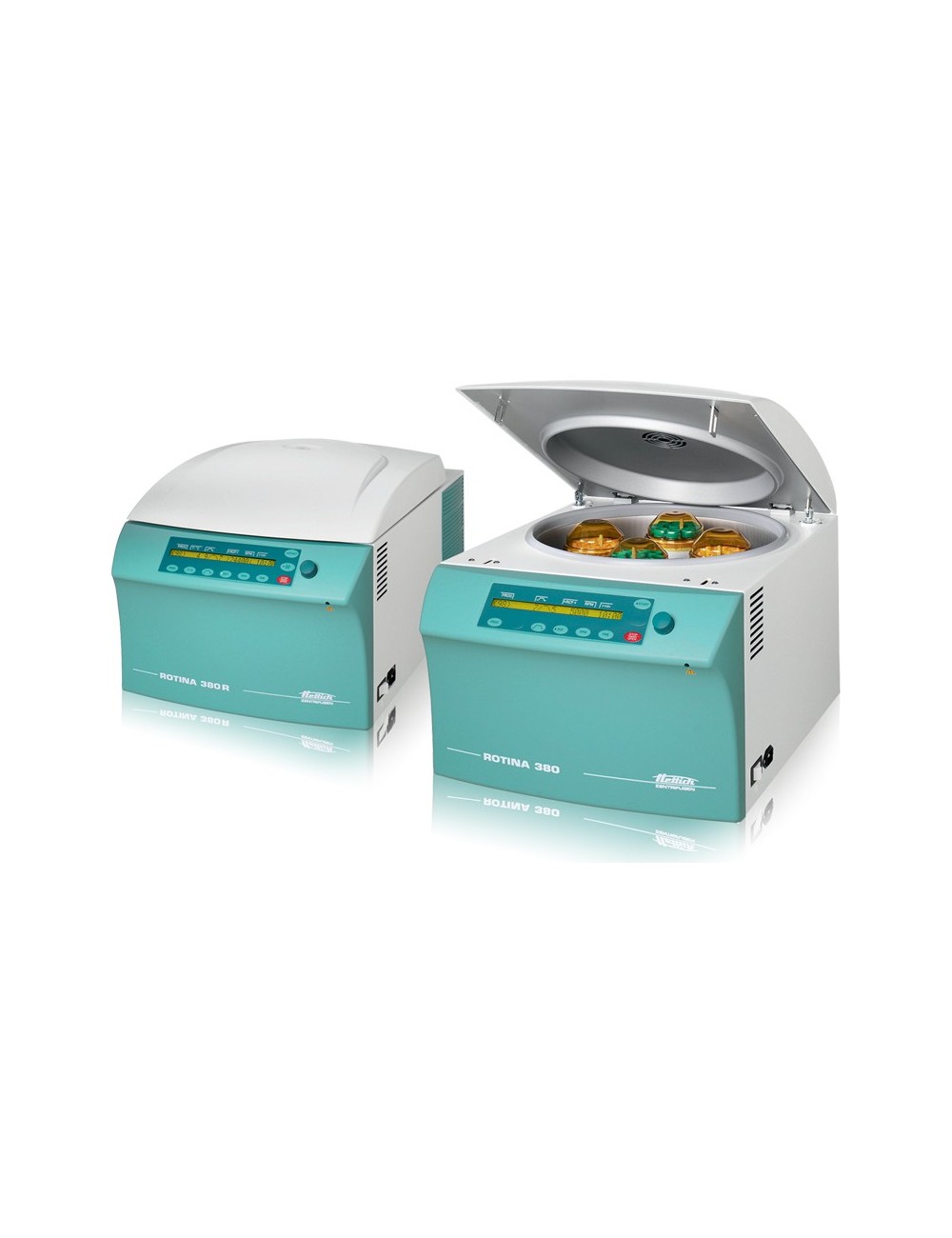 CENTRIFUGEUSE ROTINA 380R + ROTOR LIBRE 4 PLACES + 4 X NACELLE 290ML +16 ADAPTATEURS