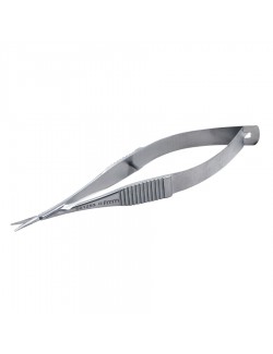 CISEAUX A CORNEE DE VANNAS COUDES POINTUS 10 CM