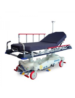CHARIOT BRANCARD A HAUTEUR VARIABLE HYDRAULIQUE