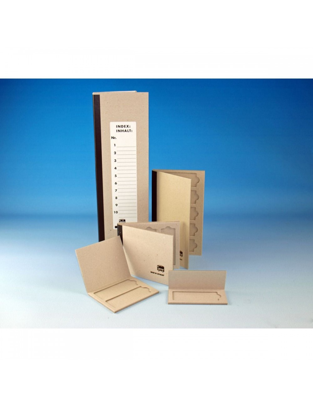 CARTON A PREPARATION POUR 1 LAME PORTE-OBJET 76X26 MM (PORTE LAME INDIVIDUEL)