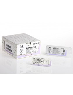 VICRYL DEC.3 (2/0) PT 3/8 24MM 75CM (X 36)