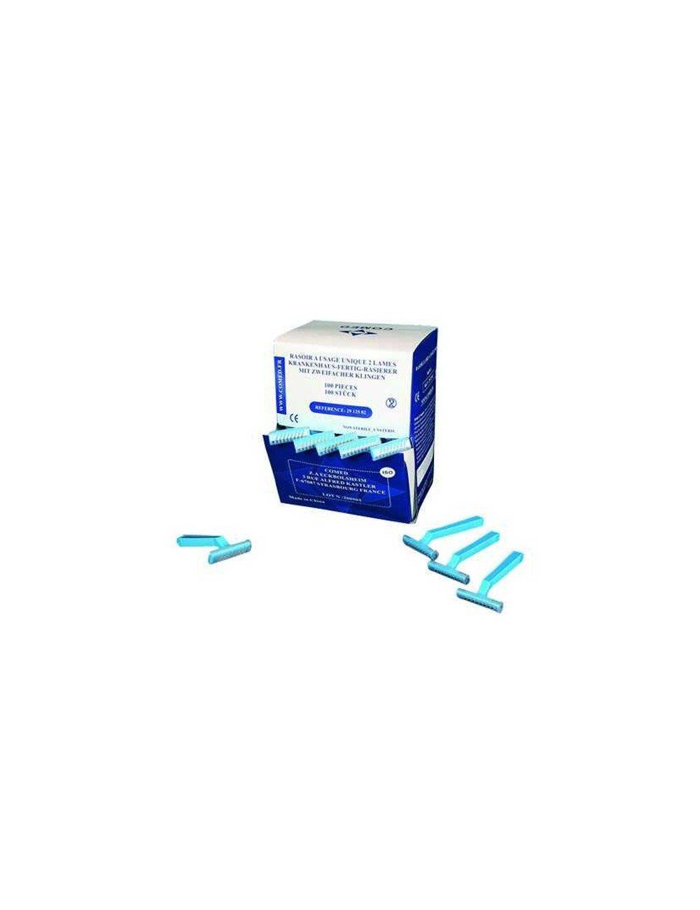 RASOIR U.U NON STERILE  2 LAMES (BOITE DE 100)