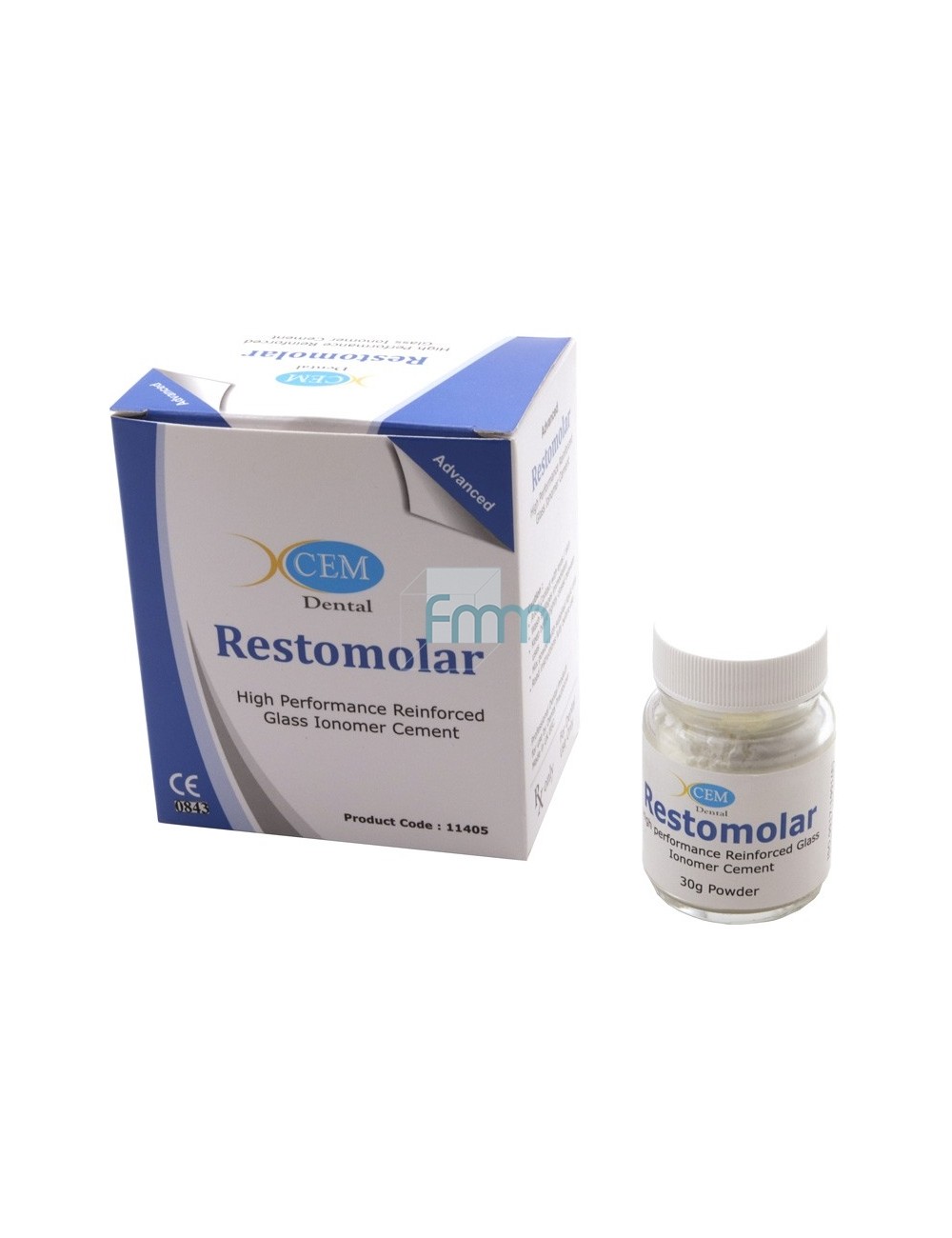 RESTOMOLAR VERRE IONOMERE POUDRE 30 G + LIQUIDE 15 ML