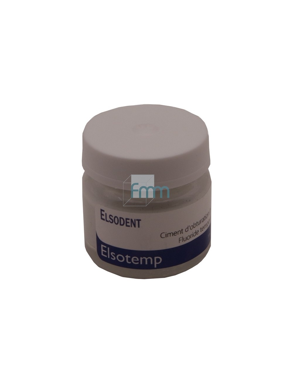 ELSOTEMP CIMENT PROVISOIRE FLUORE POT DE 28 GRS (TYPE CAVIT) BLANC